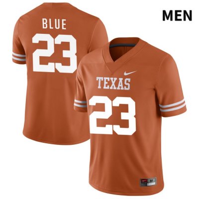 Texas Longhorns Men's #23 Jaydon Blue Authentic Orange NIL 2022 College Football Jersey RBS31P0A